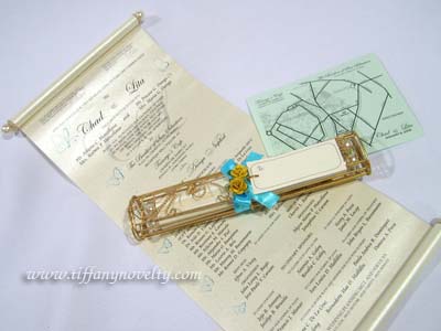 handcrafted metal wire invitation scroll holder by tiffany scroll for invitation