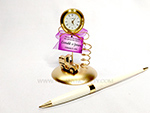 Small car with clock & penholder 
