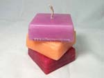 3 layer cube candle