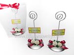 Memo / Pictures  Holder w/ ribbon and flowers